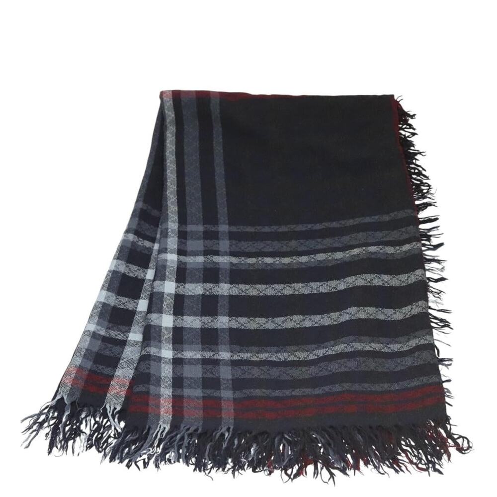Gucci Wool Stole Navy